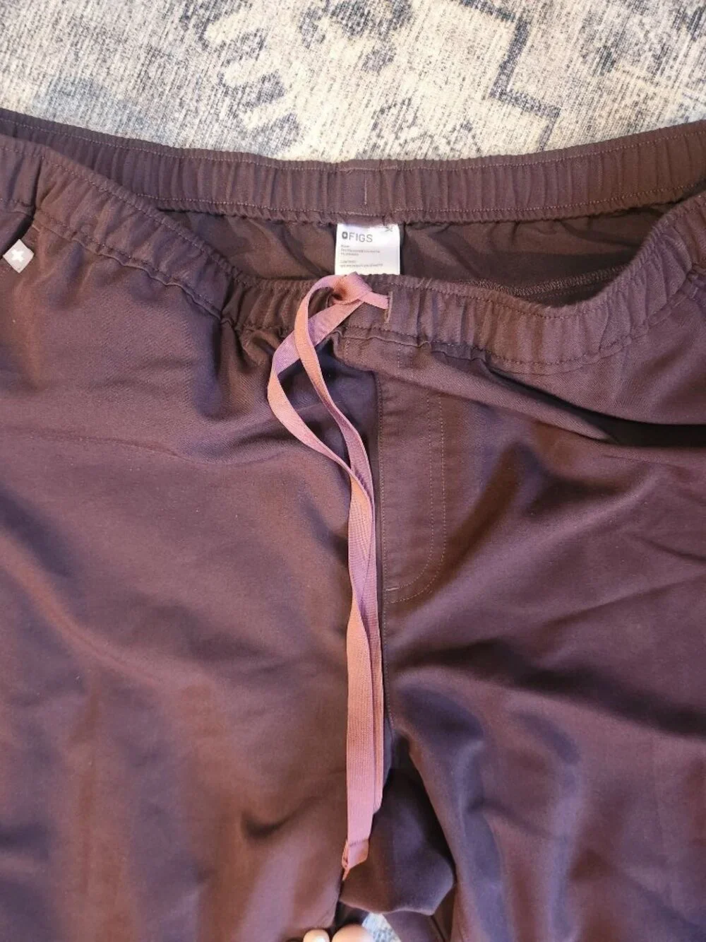 Figs Men's Sz. XXL Brown Technical Collection Top & Joggers Set EUC